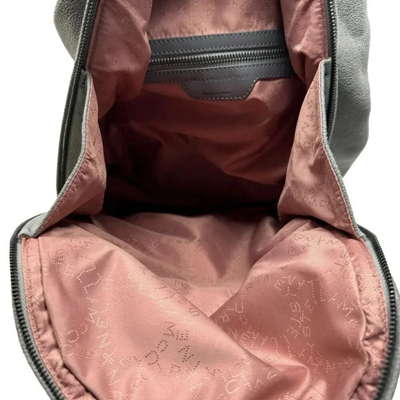 Stella McCartney Falabella Shaggy Deer Rucksack Backpack Gray handbag - Picture 9 of 11